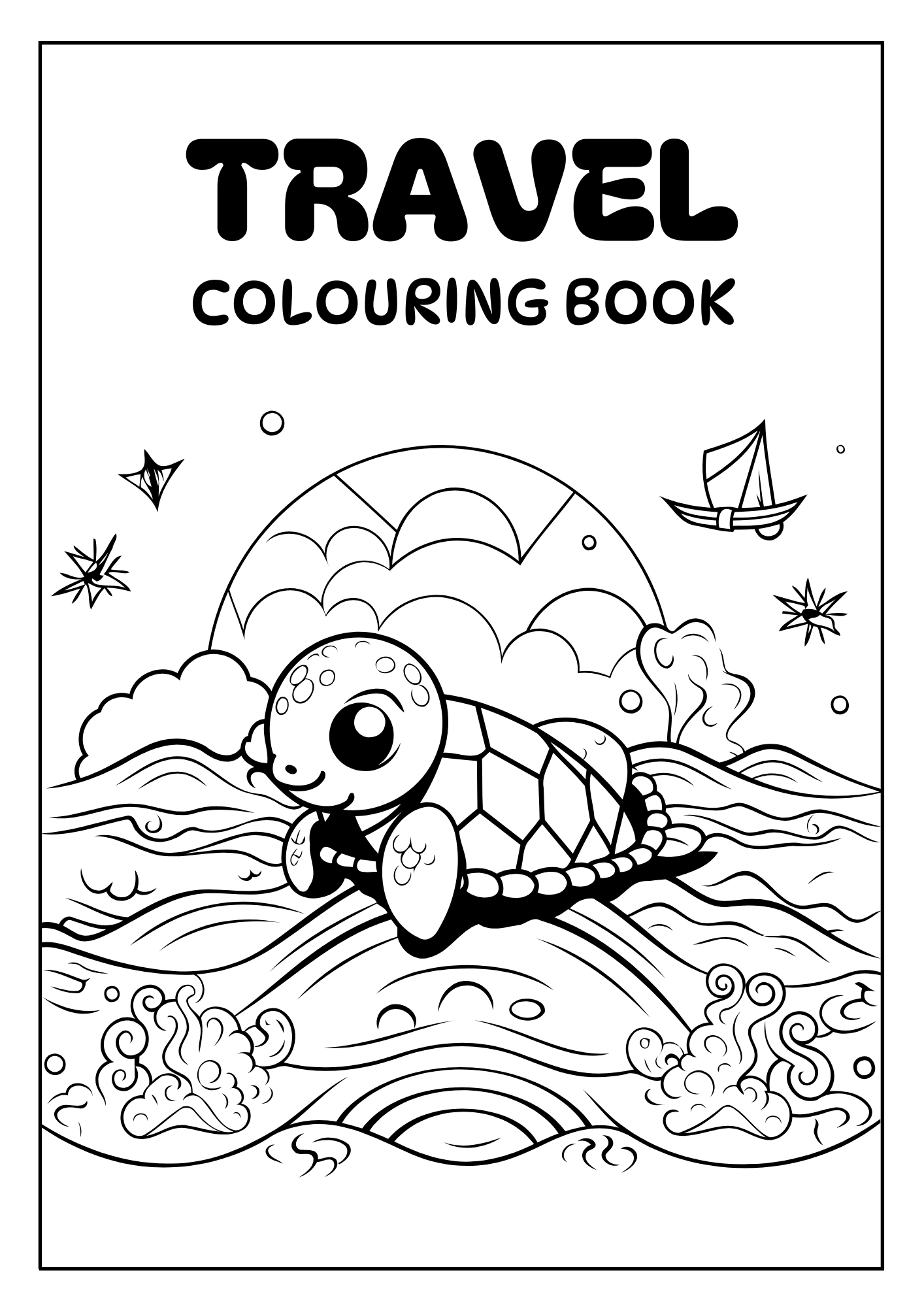 Travel Colouring Book